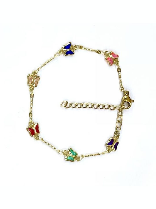 Tatu Moyo Bracelet made of Steel Gold Plated