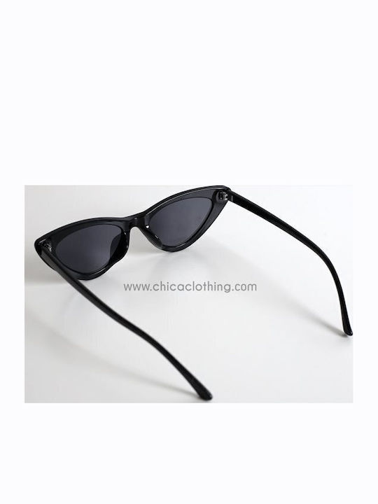 Looks Style Eyewear Sonnenbrillen Μαύρα mit Kunststoff Gestell Looks Style Eyewear Sonnenbrillen Μαύρα mit Kunststoff Gestell