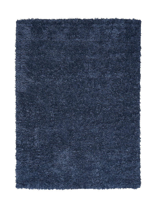 Saray Home Oslo Teppich Rechteckig Zottelig Blue 9000-BLU-200