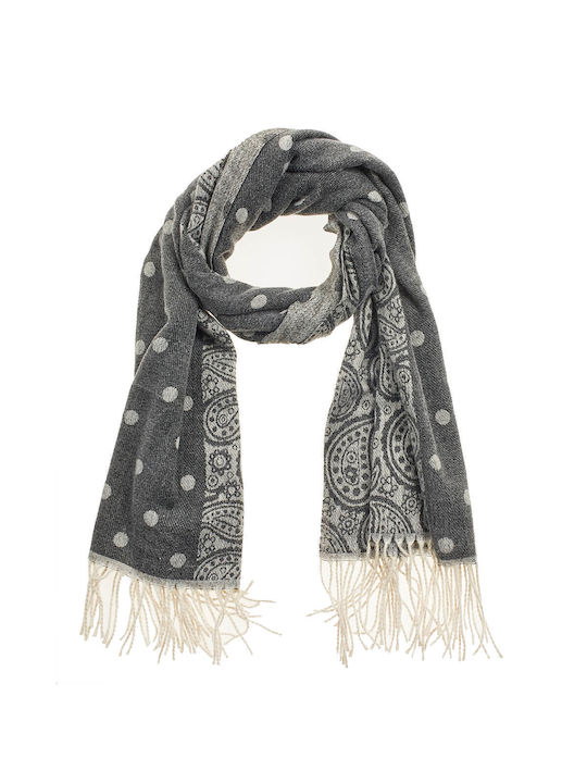 Verde Women's Wool Scarf Black