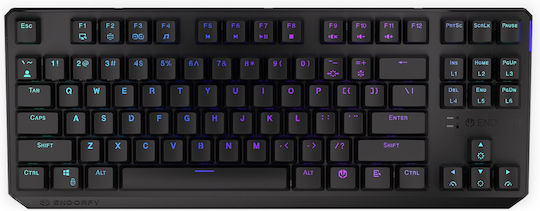 Endorfy Thock Ασύρματο Gaming Μηχανικό Πληκτρολόγιο Tenkeyless με Kailh Box Black διακόπτες και RGB φωτισμό (Αγγλικό US)