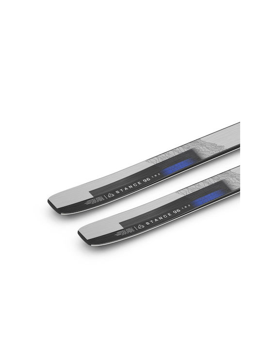 Salomon Stance 96 Bărbați Clăpari Ski în Culoare Alb