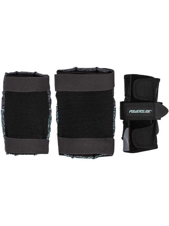 Powerslide Standard Protective Gear Set for Rollers Black