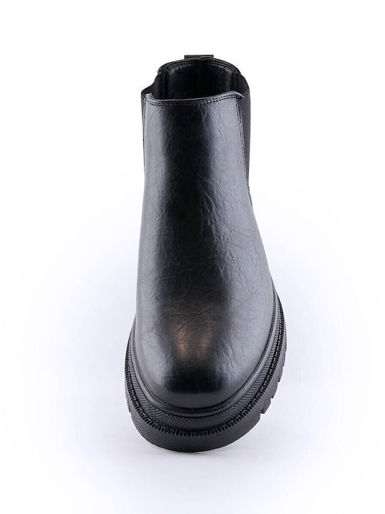 Leather Black Chelsea Boots