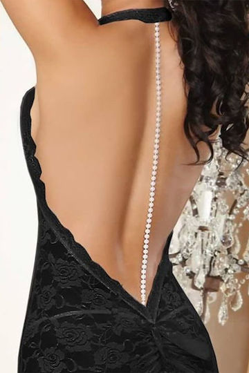 Pretty Lingerie Babydoll Sexy Alb