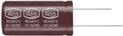 Lelon Capacitor Electrolytic 1μF 100V 100pcs 01.003.0214