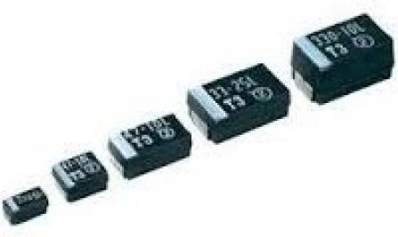 Var Кондензатор Тантал 10микрофаради (μF) 50V 500бр 01.007.0104