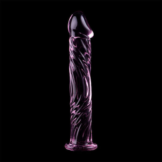 Ibiza Γυάλινο Dildo Ροζ 17cm