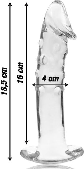Ibiza Glass Dildo Transparent 18.5cm