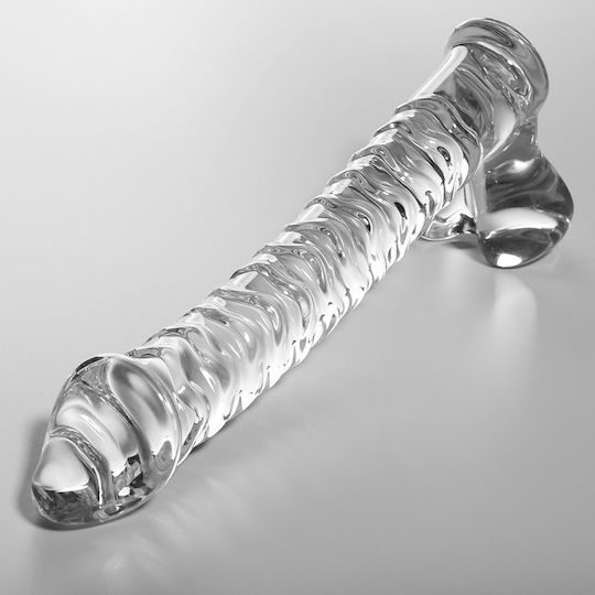 Ibiza Γυάλινο Dildo Διάφανο 21.5cm