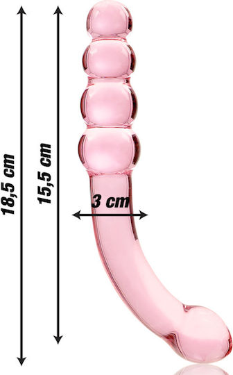 Ibiza Γυάλινο Dildo Ροζ