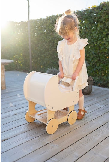 Jabadabado Puppen Kinderwagen Aus Hölzernes Für 1.5+ Jahre