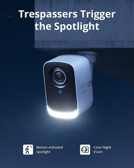 Eufy Surveillance System S300 3C 2 Cameras Wireless Cameras IP 8MP with Control Hub