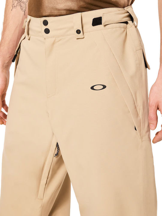 Oakley Best Cedar Rc FOA403445-31R Men's Trousers for Ski & Snowboard Beige