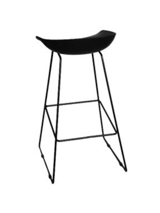 Metallischer Gartenhocker Außenbereich Van Schwarz 10 Stück 43x42x85cm VAN-M-07633