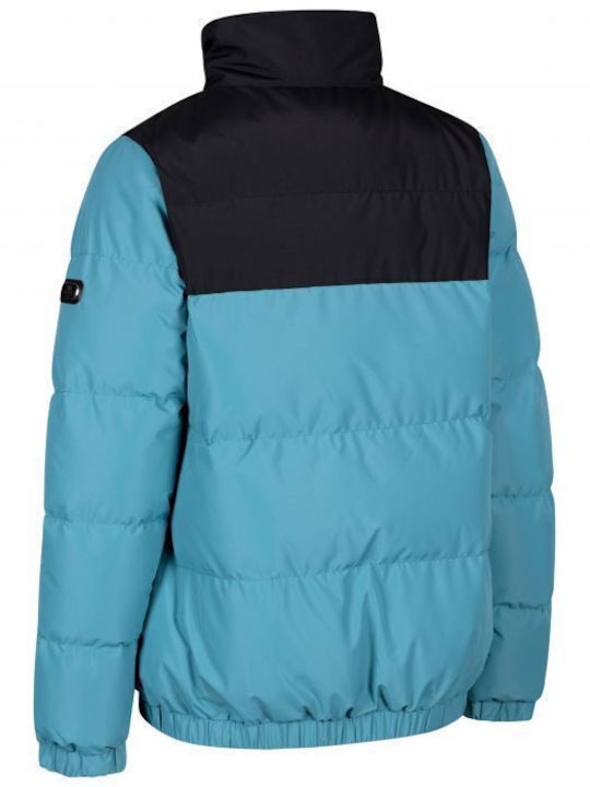 Trespass Women's Short Puffer Jacket for Winter Storm Blue