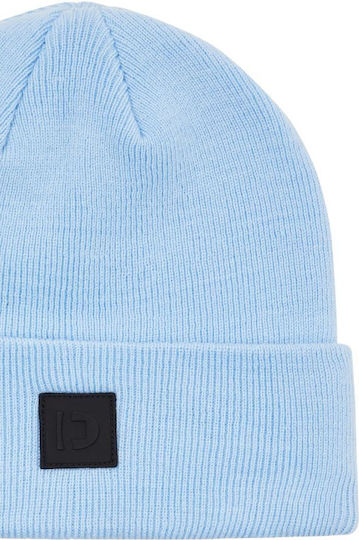 Knitted Beanie Cap Light Blue