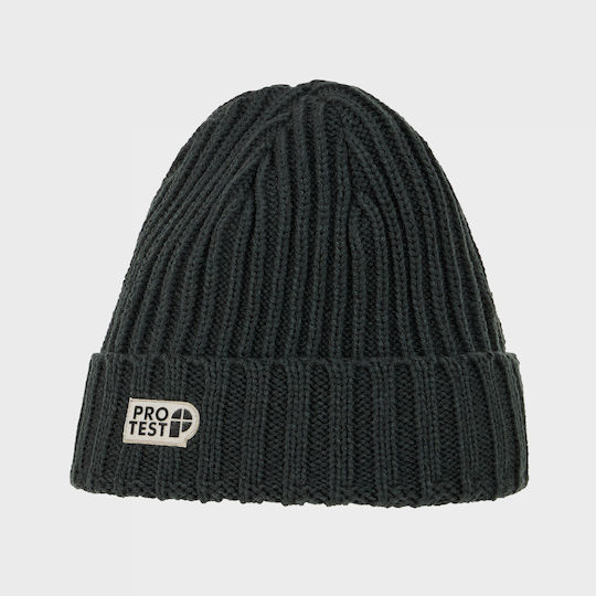 Beanie Unisex Σκούφος Πλεκτός σε Γκρι χρώμα