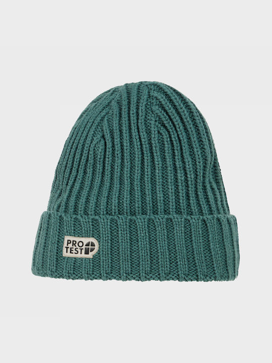 Protest Knitted Beanie Cap Green