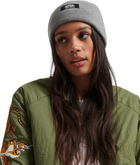 Classic Beanie Unisex Beanie Gestrickt in Gray Farbe