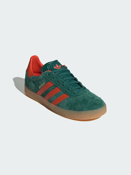 Gazelle J Παιδικά Sneakers Collegiate Green / Preloved Red / Gum