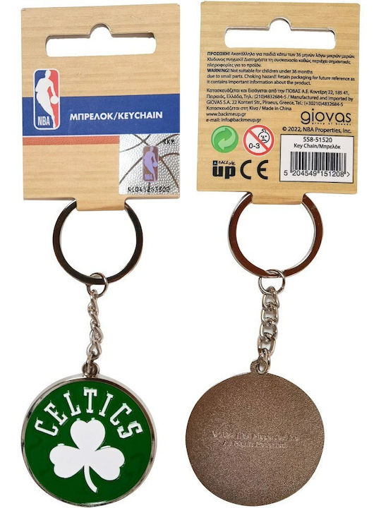 NBA Μπρελόκ Μεταλλικό Ομάδας Boston Celtics NBA Μπρελόκ Μεταλλικό Ομάδας Boston Celtics