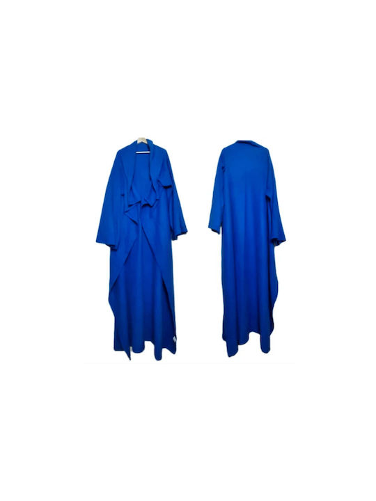 Κουβέρτα Fleece με Μανίκια 135x180εκ. Μπλε