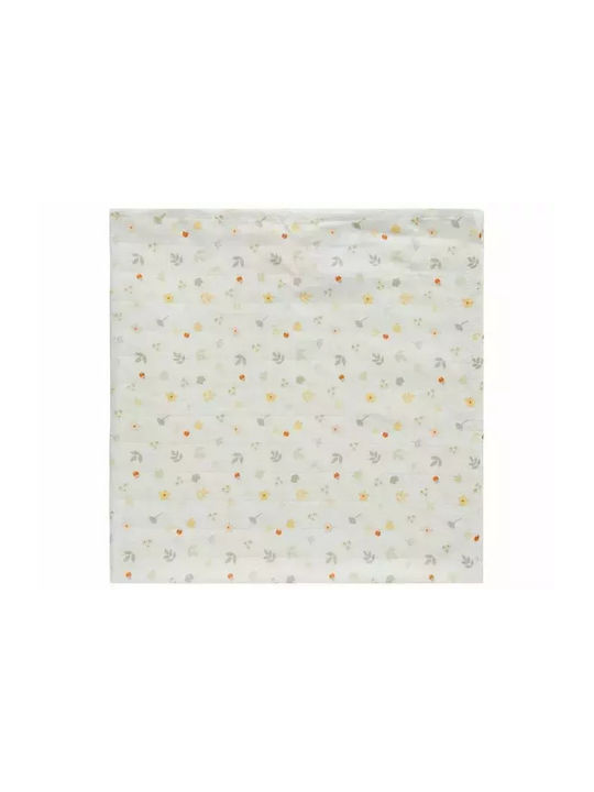 Bebejou Garden Πάνες Αγκαλιάς Λευκό 70x70εκ. 3τμχ