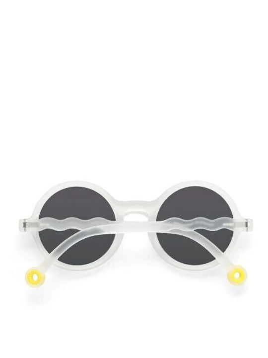 Olivio & Co Deep Sea Jellyfish Round Kids Sunglasses with Polarized Lenses White for 3+ Years