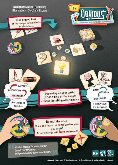 Board Game It's Obvious for 3-6 Players 8+ Years Old (EN) Gigamic