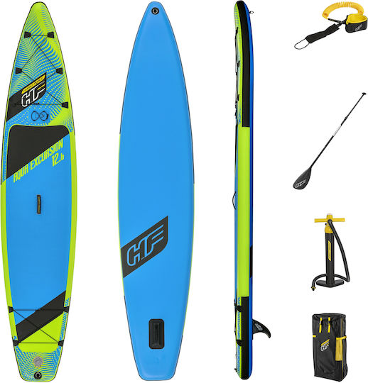 Bestway Hydro-force Φουσκωτή Σανίδα SUP με Μήκος 3.81m Τιρκουάζ