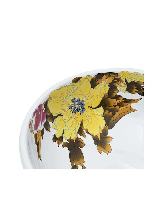 vidaXL Επικαθήμενος Νιπτήρας Κεραμικός 41x41cm Πολύχρωμος