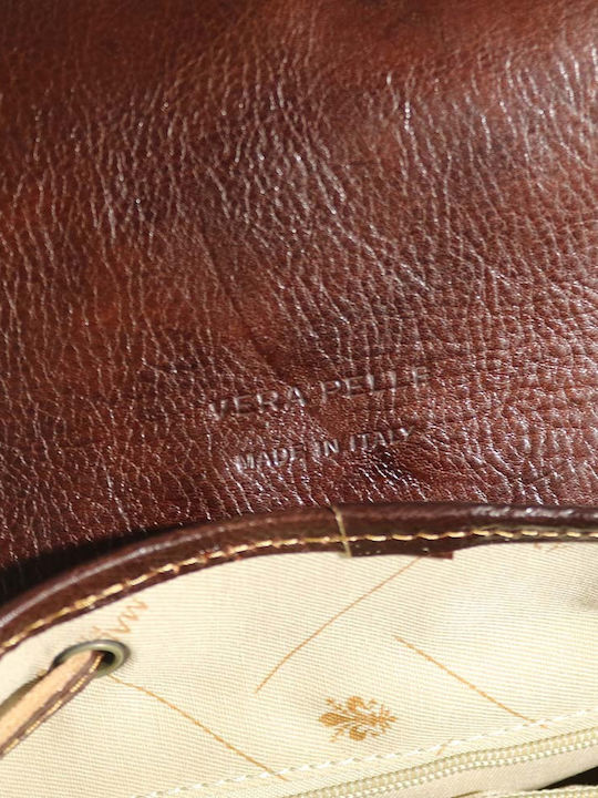 Leather Women's Bag Backpack Brown