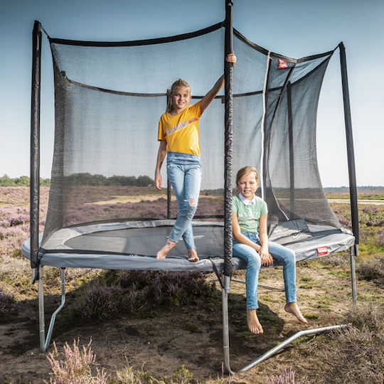 Berg Toys Favorit Regular 380 Trampolin Draußen Durchmesser 380cm mit Netz Grün