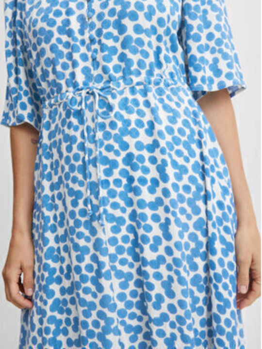 Midi Damenkleid Blau