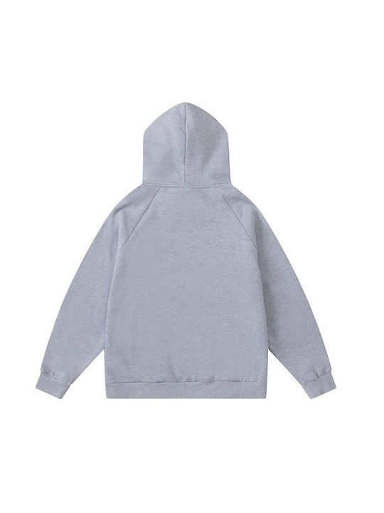Trapstar Men's Sweatshirt with Hood and Pockets Gray