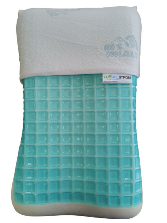 Ecogel Strom Cool Gel Deluxe Sleep Pillow Gel Anatomic Medium ST29873 41x69x9cm