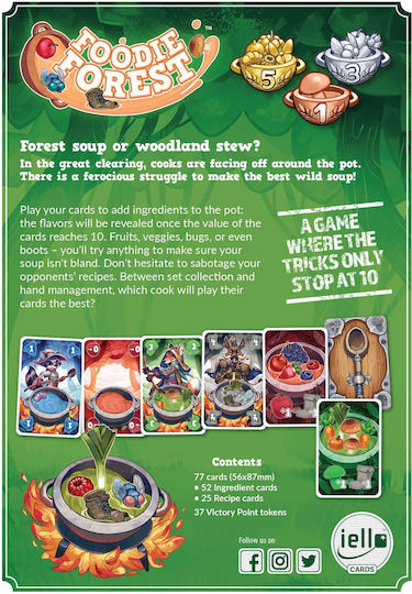 Board Game Foodie Forest for 2-5 Players 8+ Years Old (EN) Iello