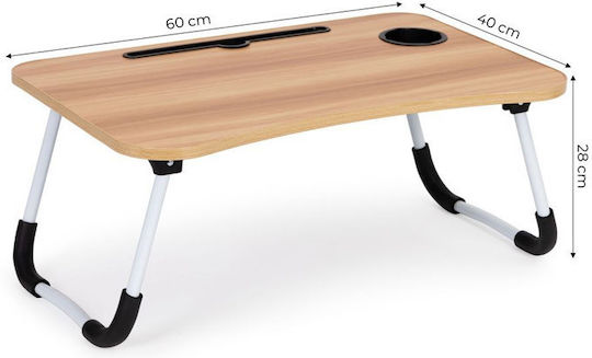 Modernhome Τραπεζάκι για Laptop Καφέ (PJJLT0001-01)