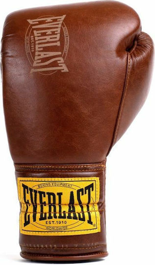 Everlast 1910 Pro Sparring Боксови Ръкавици за Състезание Кафяв