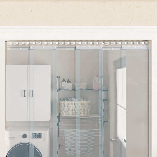 vidaXL Σίτα Παραθύρου Βιδωτή Πλισέ Inox Γκρι 4x20cm