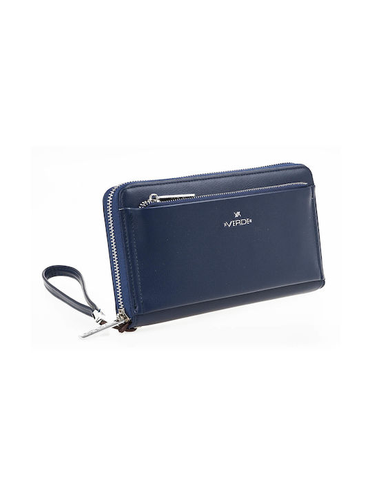 Verde Large Women's Wallet Blue