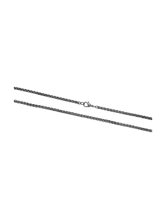 Senza Chain Neck from Stainless Steel Length 55cm