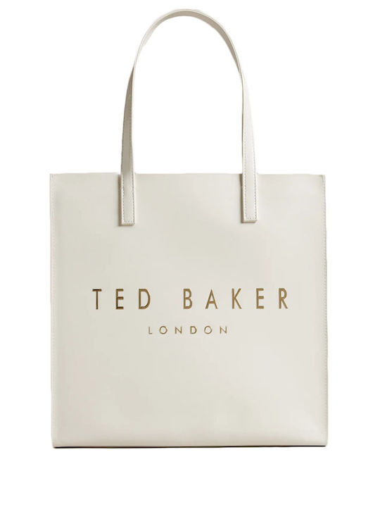 Ted Baker Icon Дамска Чанта Tote За Ръка Бял