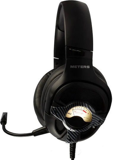 Meters Level Up Over Ear Gaming Headset με σύνδεση USB Carbon for PC / PS4