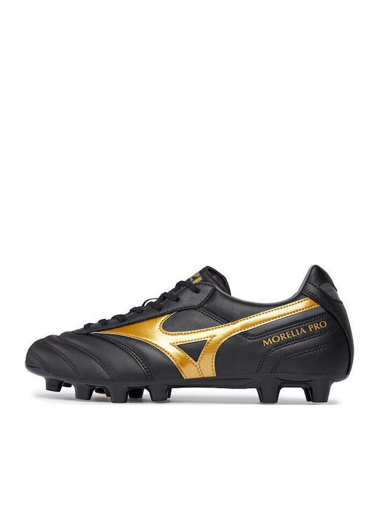 Mizuno Morelia Ii Pro Ποδοσφαιρικά Παπούτσια με Τάπες FG Μαύρα