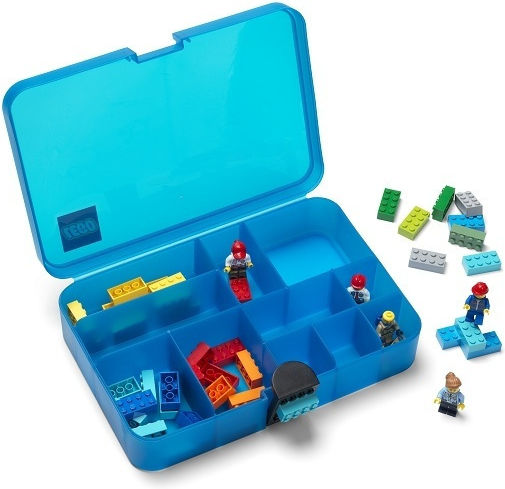 LEGO Box Recipient pentru copii din plastic Albastru x x 6.6buc