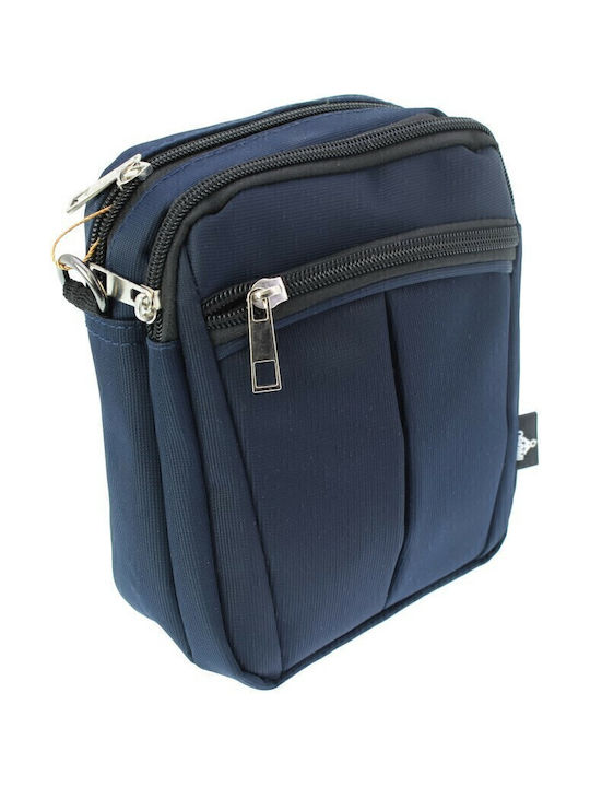 Herrentasche Schulter / Crossbody Blau