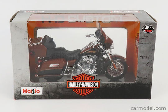 Maisto Harley Davidson Φιγούρα Μοντελισμού Μηχανή Κόκκινη σε Κλίμακα 1:18