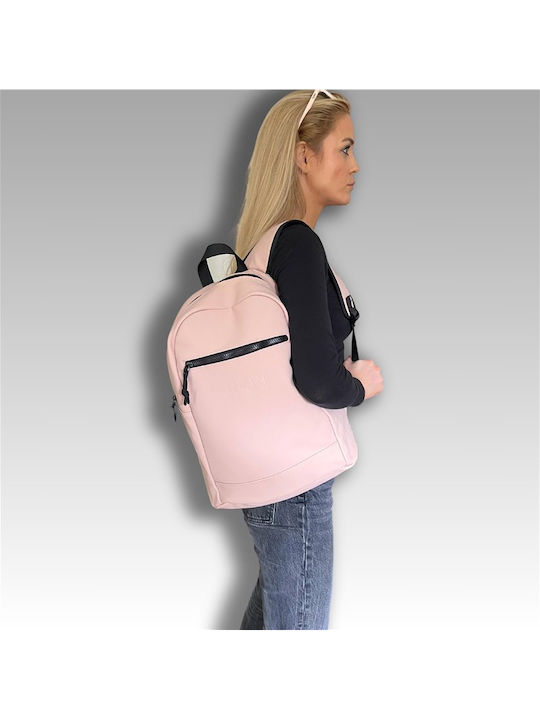 Clan London Backpack Αδιάβροχο Ροζ